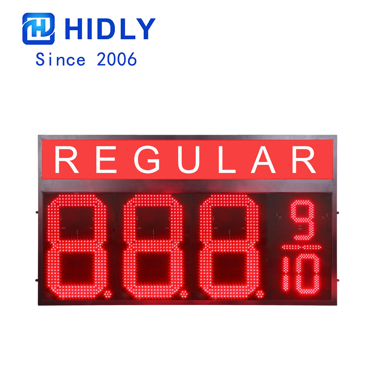 Regular LED Gas Station Sign:GAS24Z8889R-REGULAR