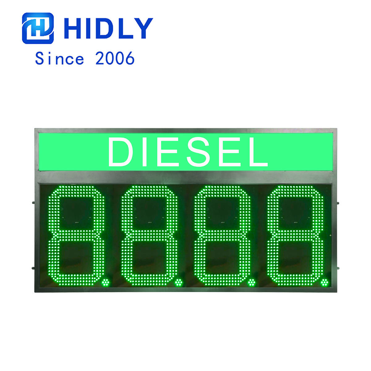 Diesel Led Gas Station Sign:GAS24Z8888G-DIESEL