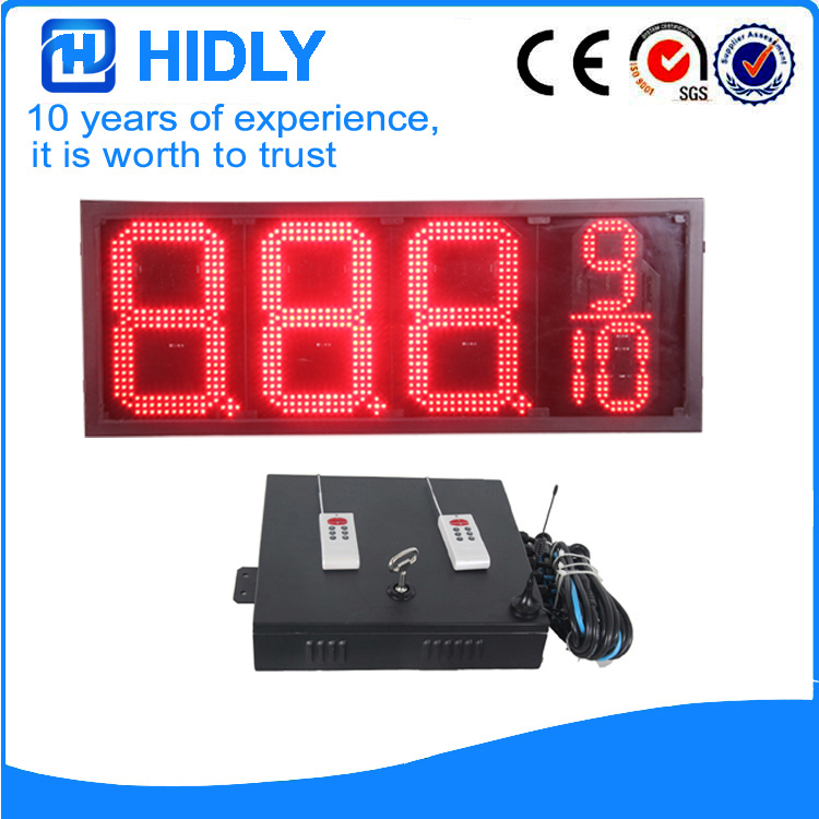 12 Inch Red LED Digital Display