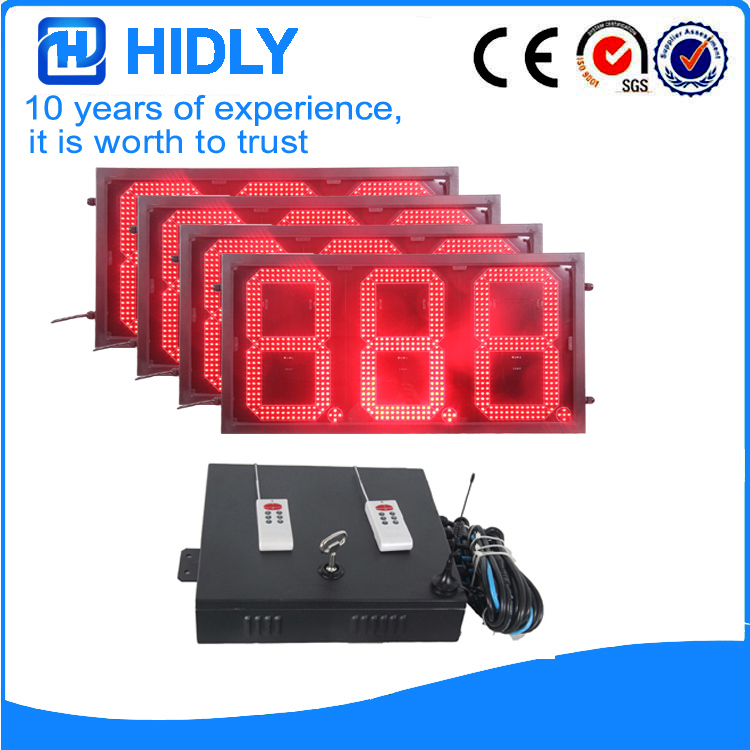 12 Inch Red LED Oil Screen