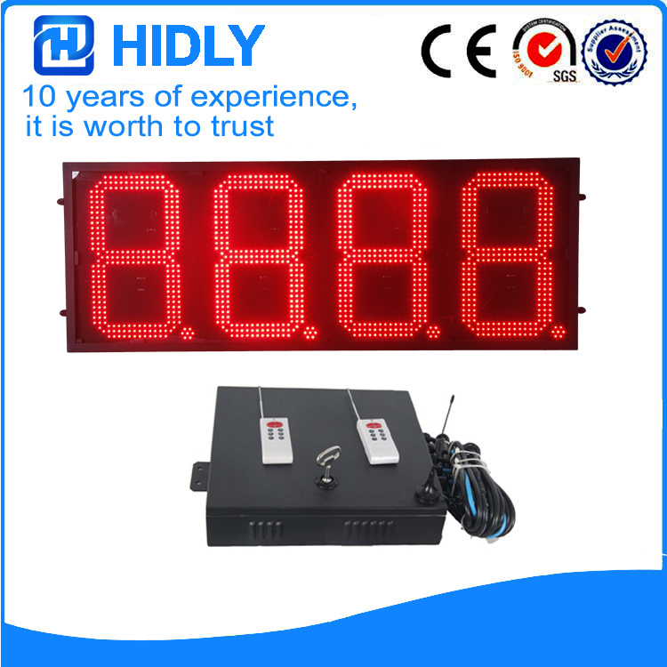 16 Inch Red LED Gas changer