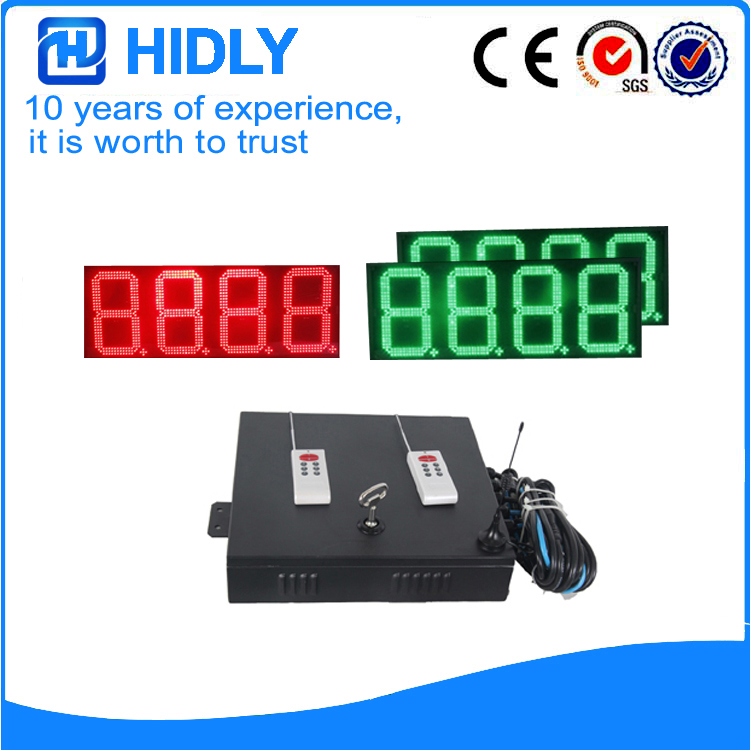 12 Red&Green LED Price Signs For Station