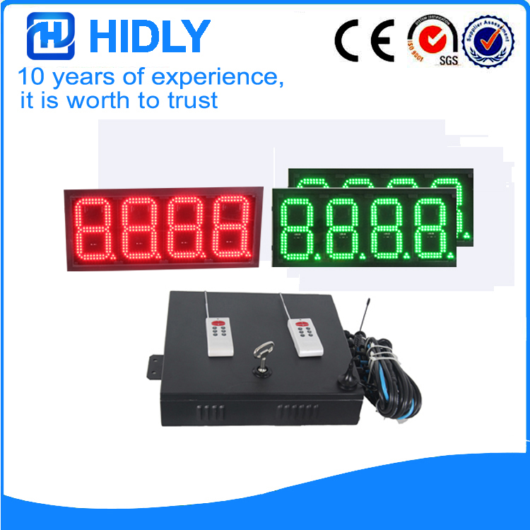 8 Inch 1G2G LED Digital Signs For Station